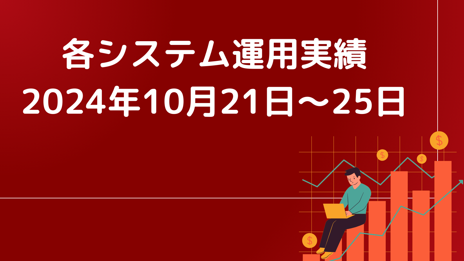 フェニックスEA運用実績【2024年10月21日～25日】