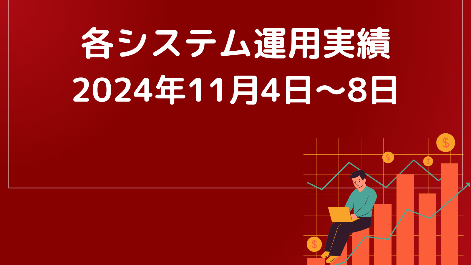 フェニックスEA運用実績【2024年11月4日～8日】