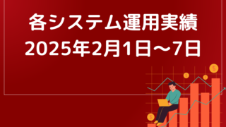 おすすめEA 自動売買実績【2025年2月1日～7日】
