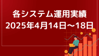 おすすめEA 自動売買実績【2025年4月14日~18日】